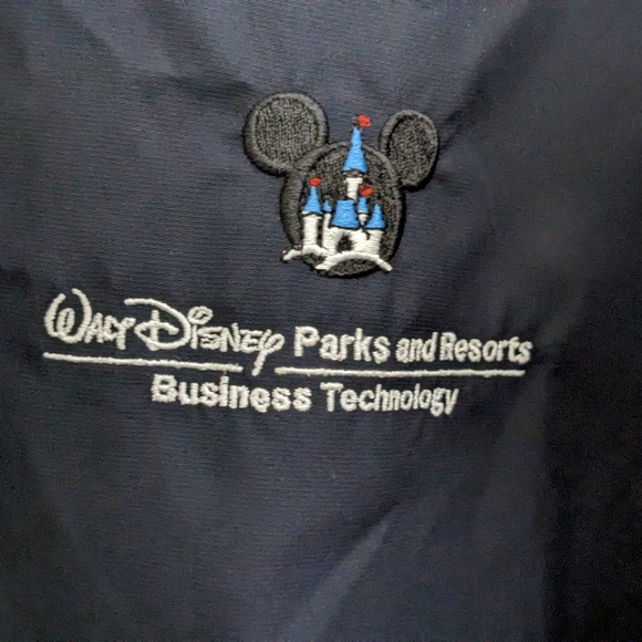 Walt Disney Parks & Resorts Business Technology windbreaker Navy Blue jacket - Picture 3 of 5